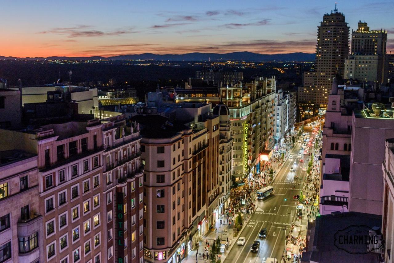 Charming Gran Via Callao Madrid Buitenkant foto